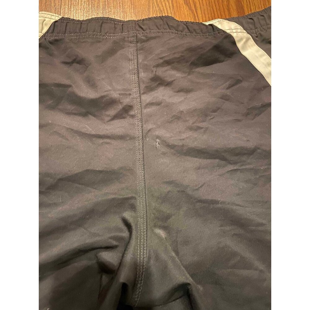 NIKE Swim Pool Trunks Mens 38 Spellout Black Summer Board Shorts Beach - Picture 7 of 10